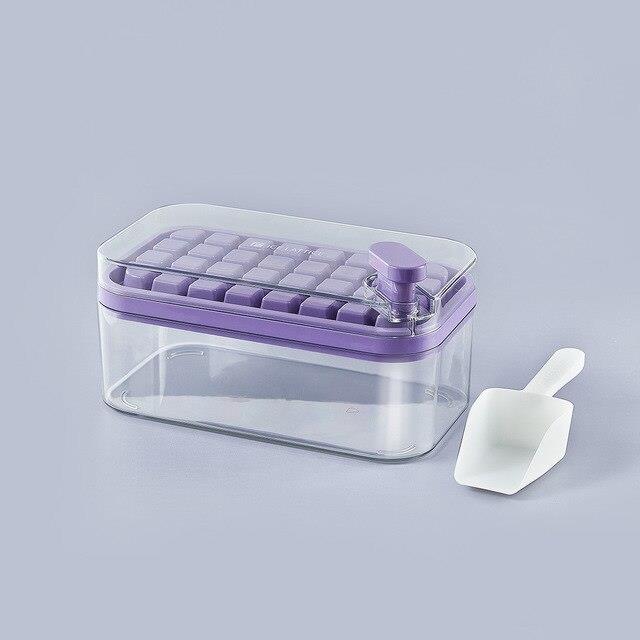 Ice Mould Ice Cube Trays With Lid,