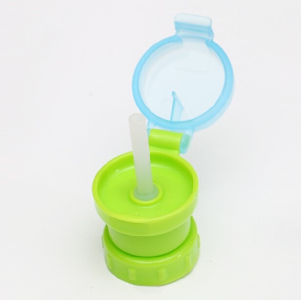 Universal Portable Anti-Choking Straw LidKids Water Bottle Cap