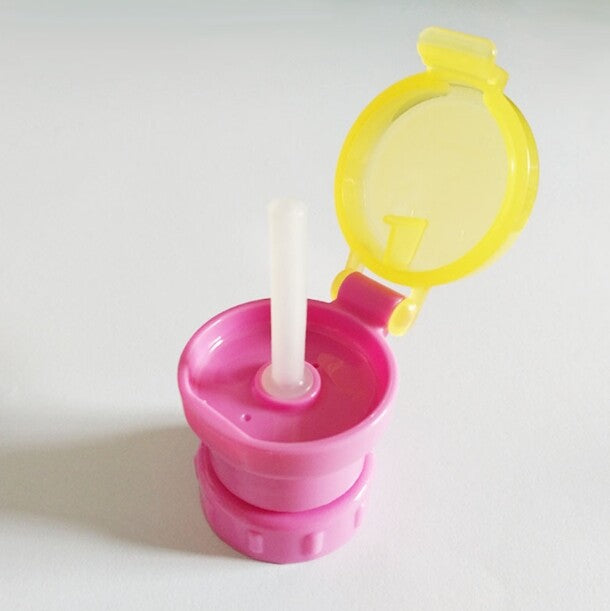 Universal Portable Anti-Choking Straw LidKids Water Bottle Cap