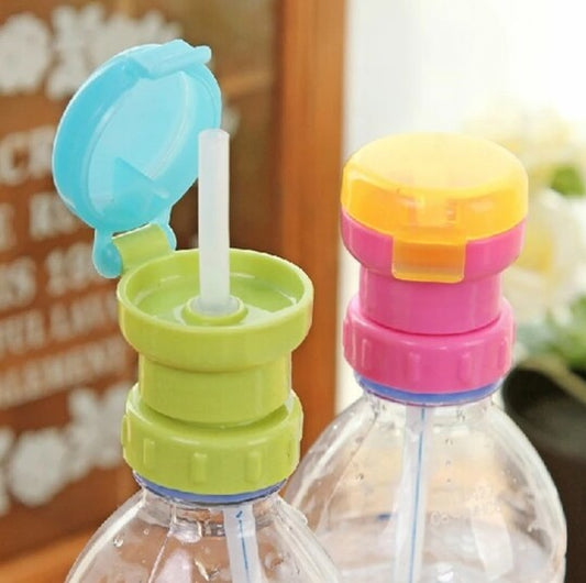 Universal Portable Anti-Choking Straw LidKids Water Bottle Cap